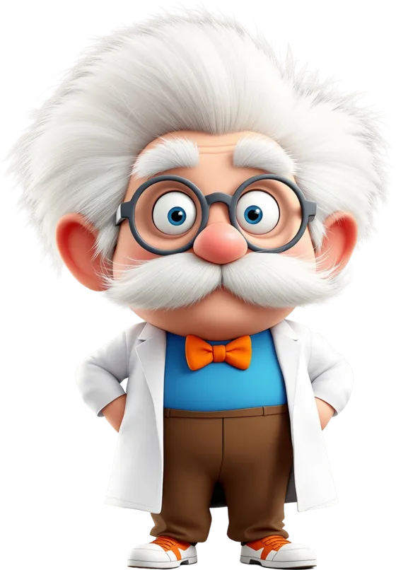 Mascotte du Professeur Malin